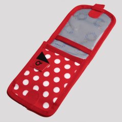 Dětská kapsička - peněženka na krk CHI 660 G red -