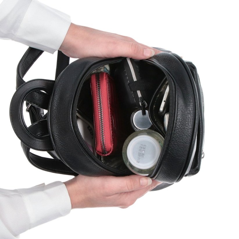 Dámský malý batoh Tangerin  8018 černý