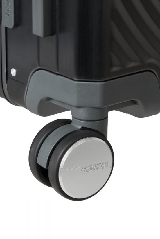 American Tourister Soundbox Alu Spinner 55 cm tmavě šedý Brushed Anthracite 155707-2849