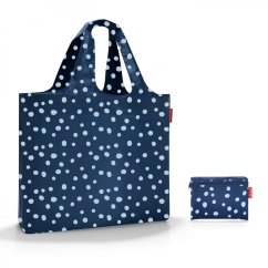 Velká cestovní a plážová taška Mini maxi beachbag spots navy AA4044