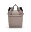 Batoh Reisenthel allrounder R herringbone mokka elegantní dámský městský batoh JR6054