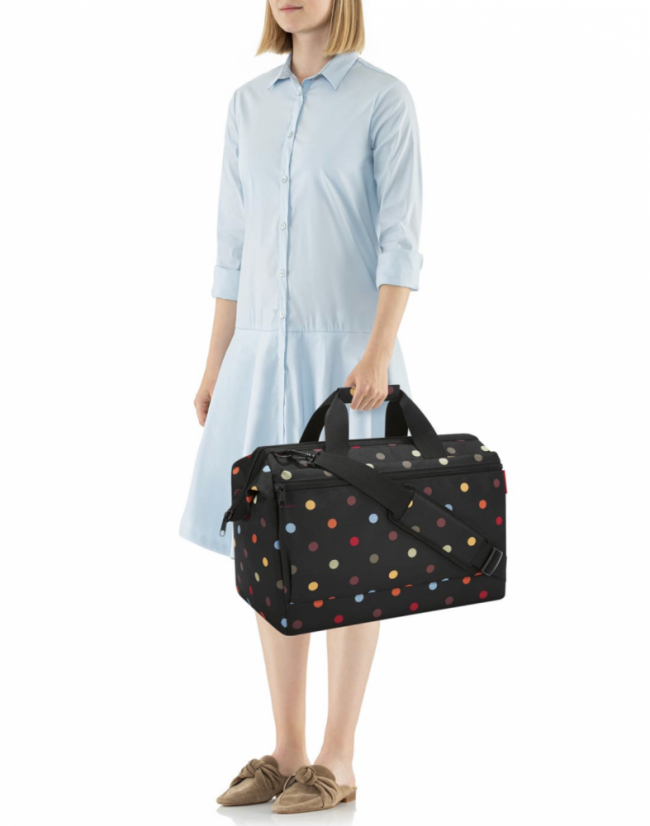 Dámská cestovní taška Reisenthel  allrounder L pocket dots 32 L MK7009
