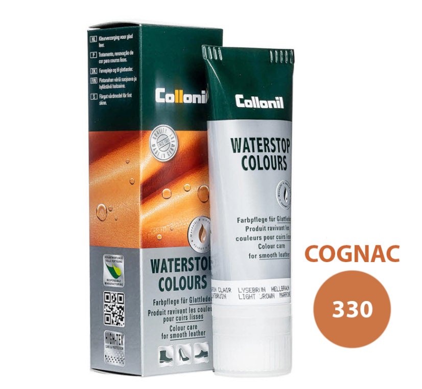 Collonil waterstop krém 75 ml světle hnědý  -330 cognac
