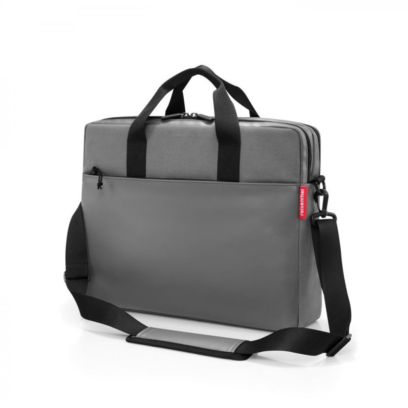 Reisenthel Workbag canvas grey - pracovní taška na notebook 15" šedá US7050