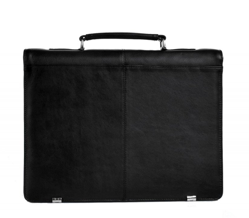 Arwel Pánská kožená úzká aktovka 6003 černá Carson