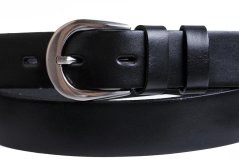 Penny Belts Dámský kožený pásek 30-191-63 černý
