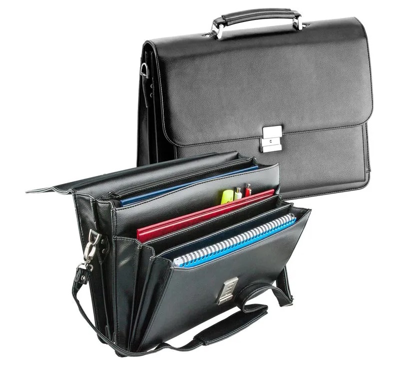 Pánská pracovní aktovka černá 5373-01