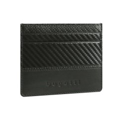 Kožené pouzdro na katry s RFID Bugatti Comet 49220701 černé