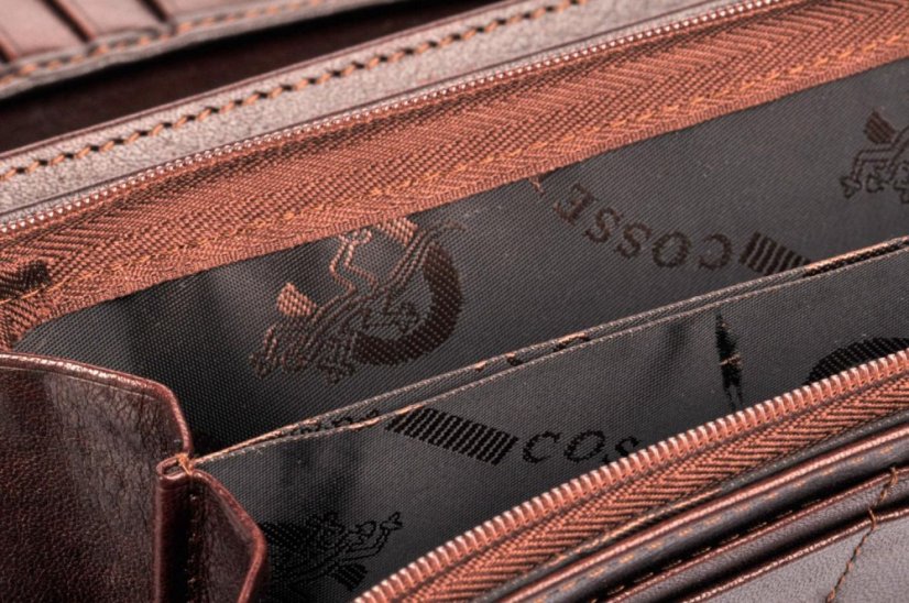 Cosset Dámská kožená peněženka 4467 komodo hnědá