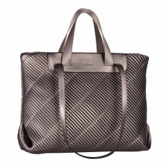 Dámská kabelka Finley zip shopper M - metalická hnědá 012042