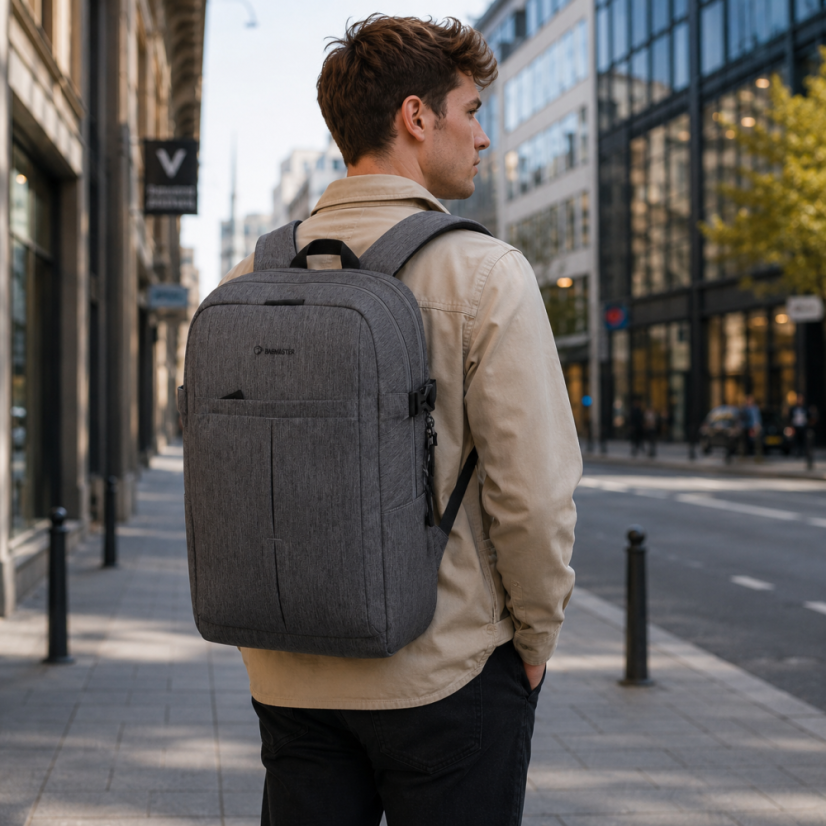 Městský batoh Bagmaster  LION 25 B šedý