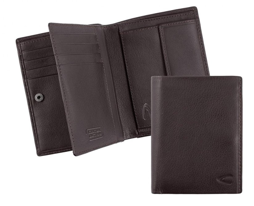 Pánská kožená peněženka RFID SAFE 249-705-29 tmavě hnědá