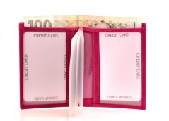 HJP - Dámské pouzdro na karty a doklady 7117 pink růžové