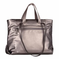 Dámská kabelka Finley zip shopper M - metalická hnědá 012042