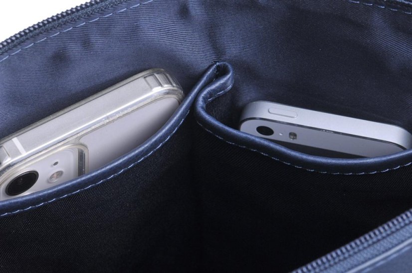 New Bags kožená kabelka LB-296 tmavě modrá