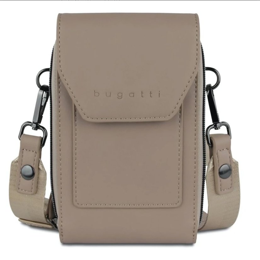 Bugatti Almata Mobile Purse Bag – elegantní dámská crossbody taška na smartphone 49665354 béžová