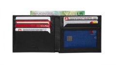 Kožená peněženka Victorinox Altius Alox Bi-Fold 611570 bez přihrádky na drobné