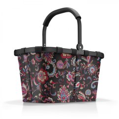 Nákupní košík Reisenthel Carrybag Frame Paisley black BK7063