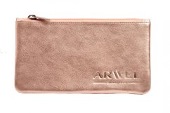 Kožená kosmetická etue 611-0023 Rose gold