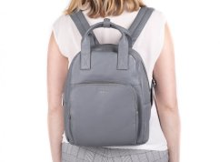 Dámský kožený batůžek SEGALI SG-9026 šedý