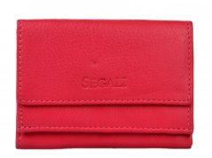 Malá kožená peněženka SEGALI SG-1756  růžová hot pink