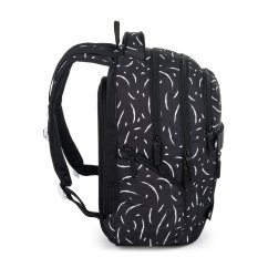 Bagmaster školní batoh NOMAD 25 A – černo-bílý