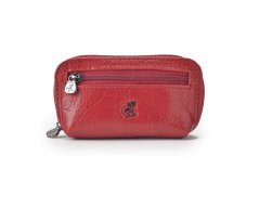 Dámská kožená klíčenka Cosset  4475 KOMODO RED