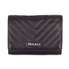 Malá peněženka kožená SEGALI 50514 černá