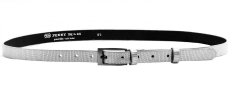 Penny Belts Stříbrný pásek na šaty 183-606