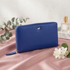 Dámská kožená peněženka Braun Büffel JOY s RFID ochranou – Indigo Violet (modrá) 41355-294-046