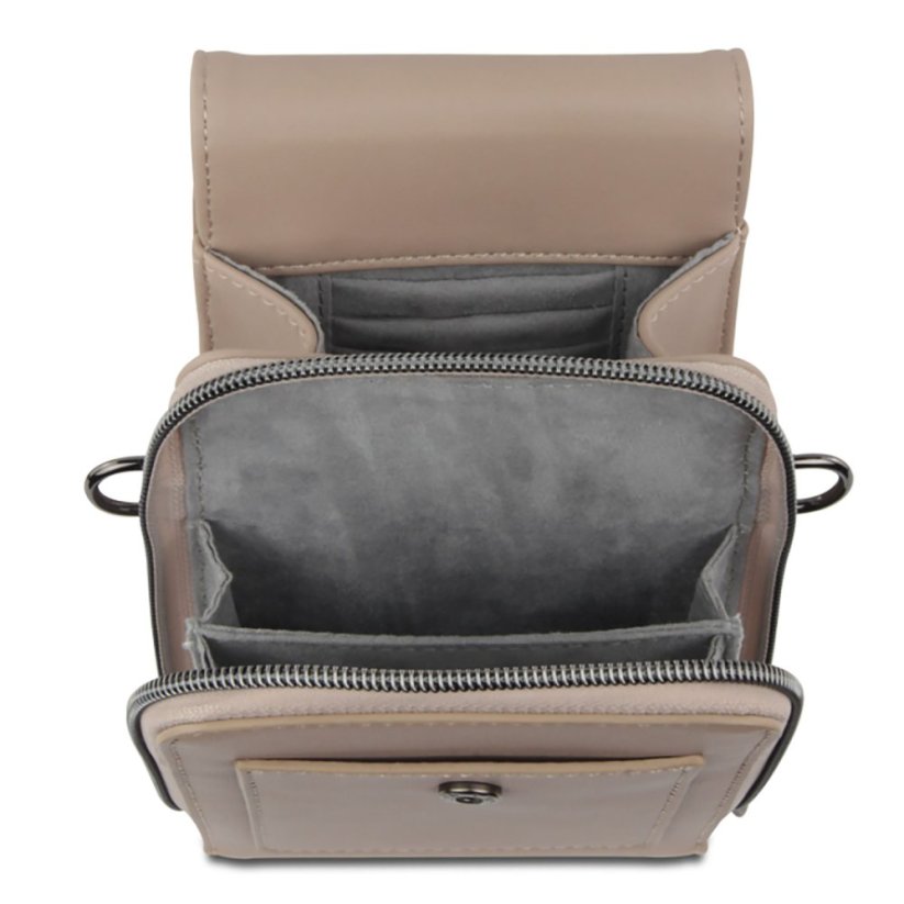 Bugatti Almata Mobile Purse Bag – elegantní dámská crossbody taška na smartphone 49665354 béžová