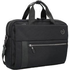 Pracovní černá aktovka na notebook 15" Bugatti Nero 49640201