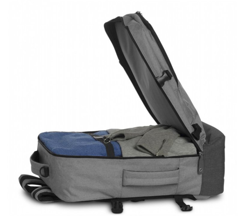 Bestway CABIN PRO RETRO 40 L 40223-6100 světle šedý cestovní batoh 54 x 35 x 20 cm