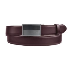 Pánský kožený společenský opasek Penny Belts AUTOMAT 35-020-A3-40 tmavě hnědý