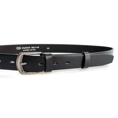 Penny Belts Dámský kožený pásek 30-191-63 černý