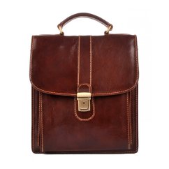 pánská kožená aktovka 106-38 hnědá