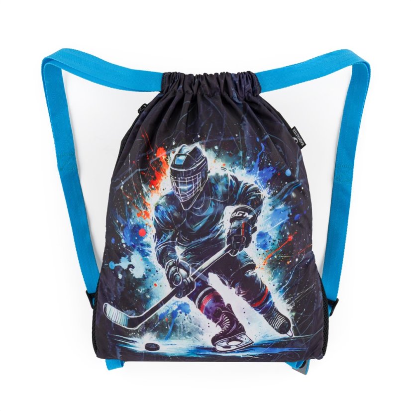 Bagmaster Hokejista Beta 26 D - Velký školní set pro prvňáčky (batoh + penál + sáček na tělocvik + box + lahev)
