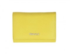 Dámská kožená peněženka SEGALI 7106 B pastel yellow světle žlutá