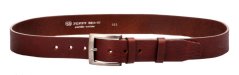 Penny Belts Kožený hnědý pásek šířka 40 mm 501-R-43