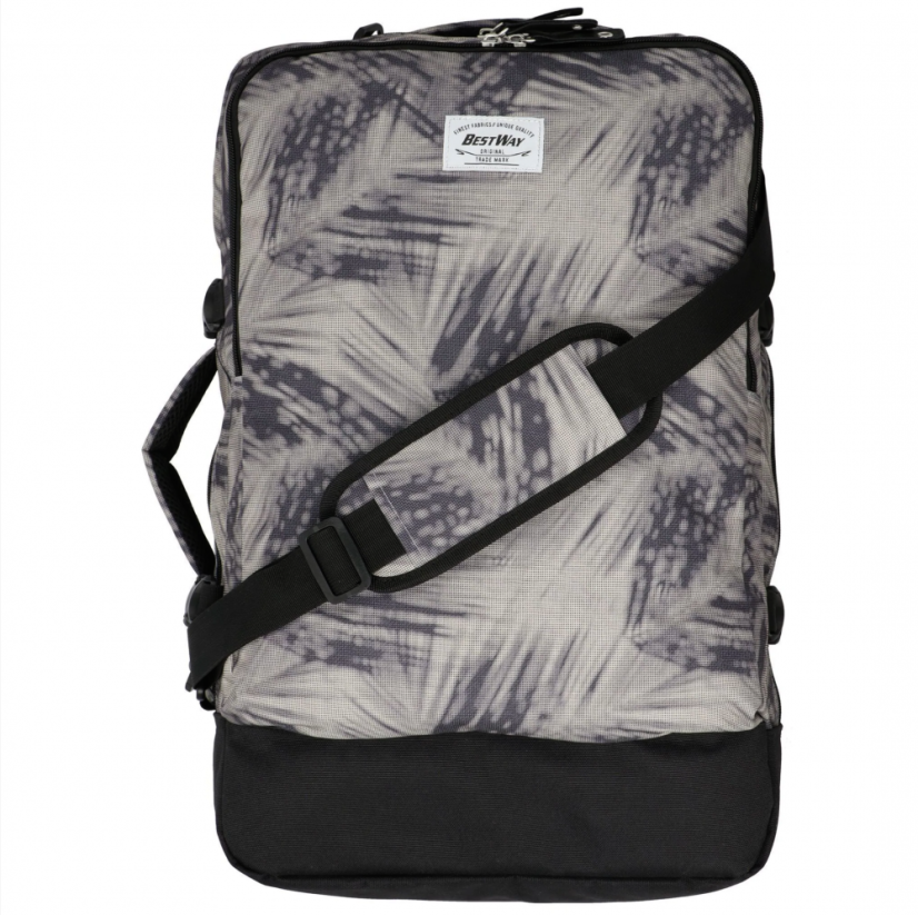 Batoh do letadla Bestway Cabin Pro Print 40 l blue/grey 40252-0129
