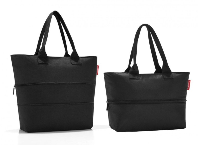 Nákupní kabelka se zipem Reisenthel Shopper e1 black RJ7003 černá