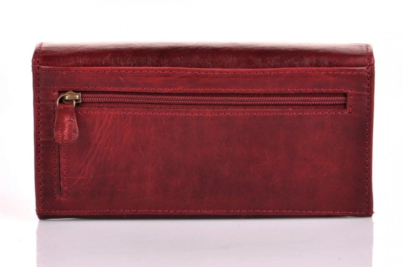 Dámská kožená peněženka Lagen 6011/T W.Red/Black
