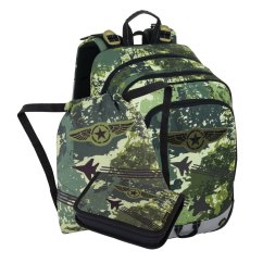 Bagmaster Malý školní set pro prvňáčky ALFA 25 B stíhačky (batoh + penál + sáček)