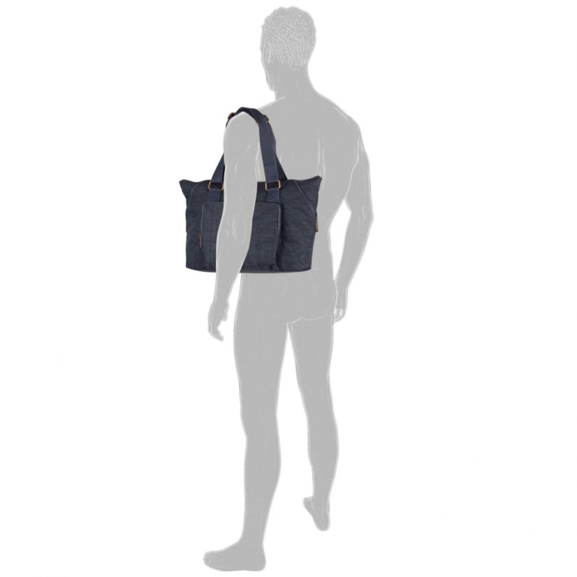 Journey zip shopper L B00-901-58 tmavě modrá pánská shopper taška