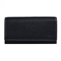 Dámská kožená peněženka 11230 černá/bílá