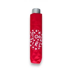 Doppler Mini Light Kids Red Cool Girls - dětský skládací deštník 722165K11 červený