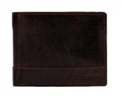 Pánská kožená peněženka Lagen 1998/T tmavě hnědá