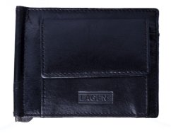 Pánská kožená dolarka Lagen W 2010 černá