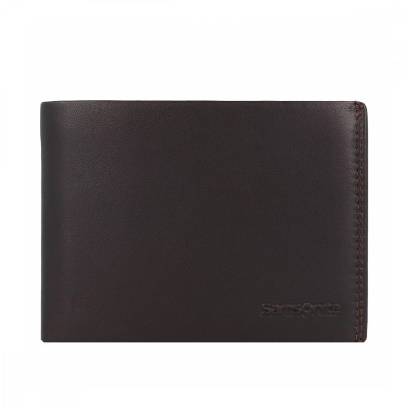 Samsonite Attack 2 SLG 047 pánská kožená peněženka hnědá 144446-1320