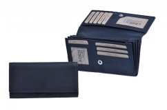 Dámská kožená peněženka W-102L černá
